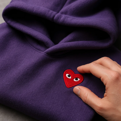 Puck | Dames Casual Katoenen Hart Hoodie