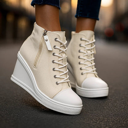 Astrid | Dames Platform Sneakers met Hak