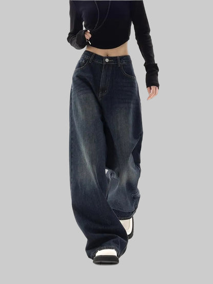 Liv | Dames Vintage Baggy Boyfriend Jeans