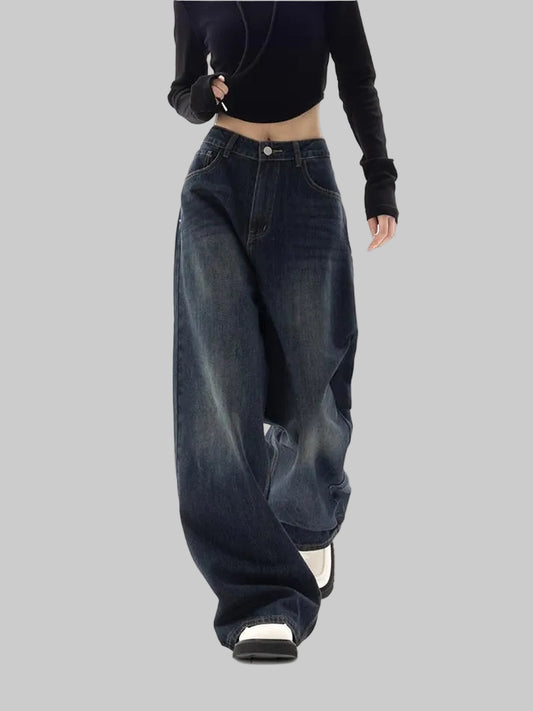 Liv | Dames Vintage Baggy Boyfriend Jeans