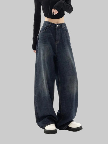 Liv | Dames Vintage Baggy Boyfriend Jeans