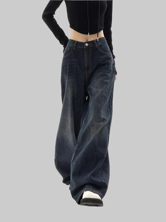 Liv | Dames Vintage Baggy Boyfriend Jeans