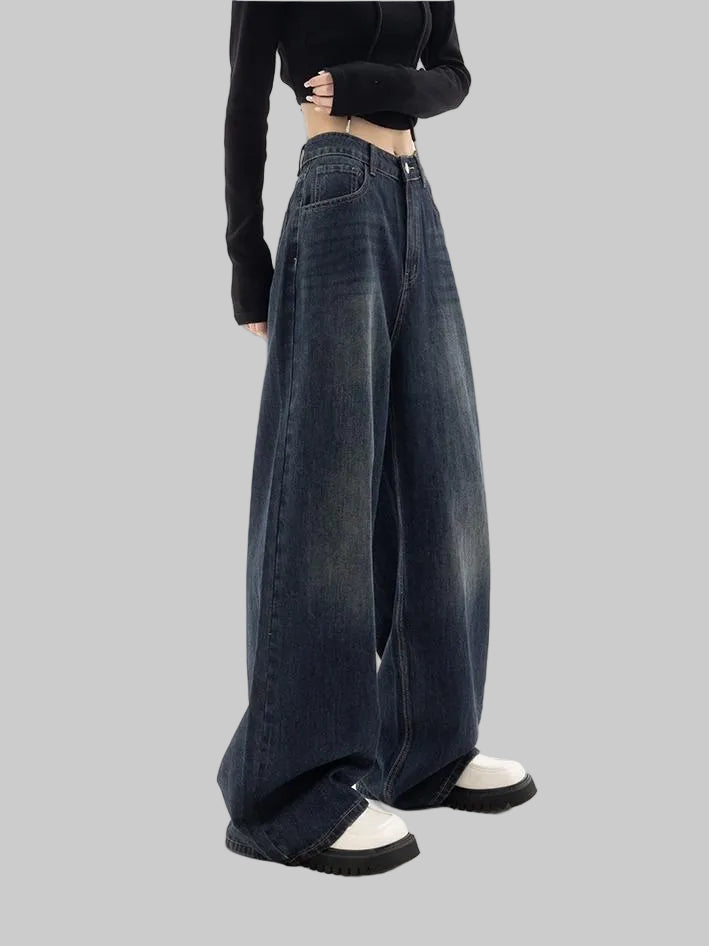 Liv | Dames Vintage Baggy Boyfriend Jeans
