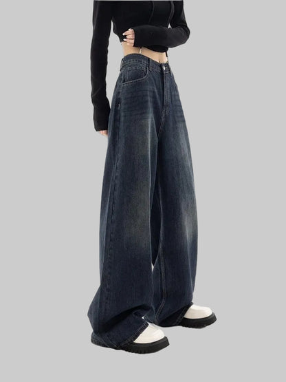 Liv | Dames Vintage Baggy Boyfriend Jeans